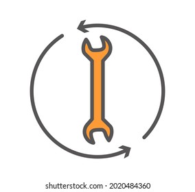 service icon vector illustration concept