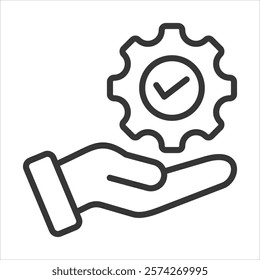 Service Icon Vector Illustration Outline