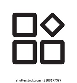 Service icon vector. Management sign simple design web icons
