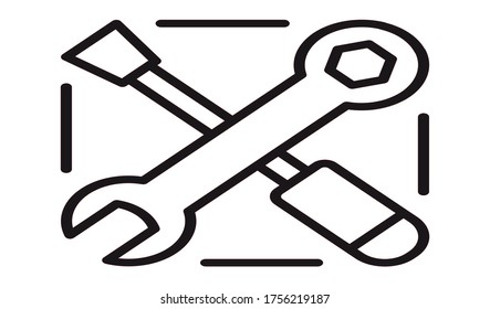 service icon  vector for web apps