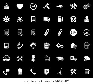 Service icons set