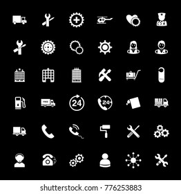 Service icons set