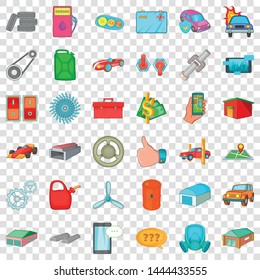 Service icons set. Cartoon style of 36 service vector icons for web for any design