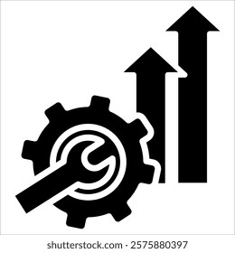 Service Improvement Icon Element For Design