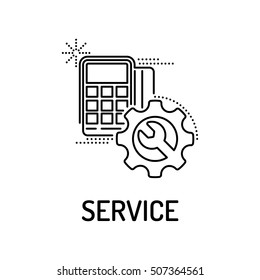 SERVICE Line icon