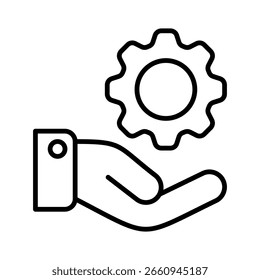 Vektorgrafik des Dienstzeilensymbols