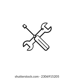 Service Line Style Icon Design