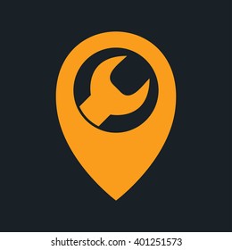 Service and location icon
