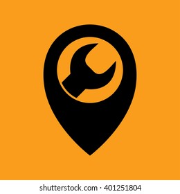 Service and location icon
