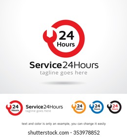 Service Logo Template Design Vector