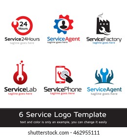 Service Logo Template Design Vector