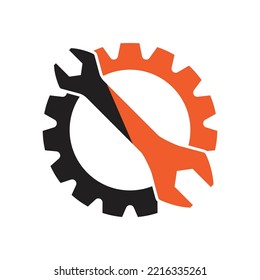 Diseño de ilustración vectorial de plantilla de logotipo de servicio