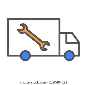 service machine icon vector illustration concept