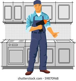 service man
