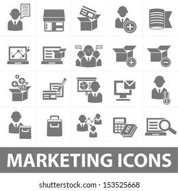 Service and Marketing icons,vector