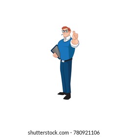 IT service mascot logo