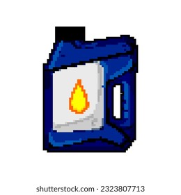 service motor oil game pixel art retro vector. bit service motor oil. old vintage illustration