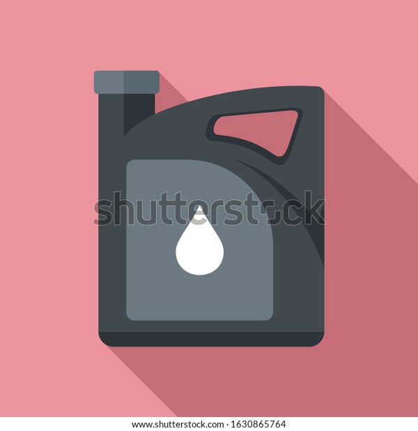 Service motor oil icon. Flat illustration
of service motor oil vector icon for web
design