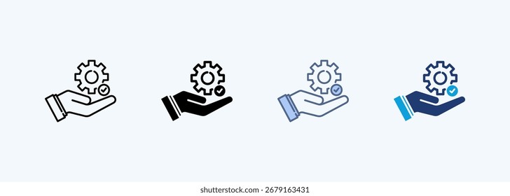Service Multiple Style Icon Collection