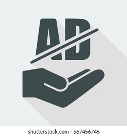 Service offer - Advertising block - Minimal icon