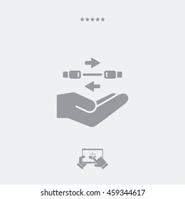 Service offer - Cable transfer- Minimal icon