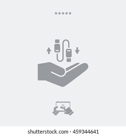 Service offer - Cable transfer- Minimal icon