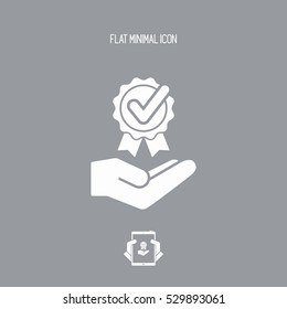 Service offer - Check best option - Minimal icon