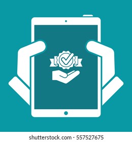 Service offer - Check best option - Minimal icon