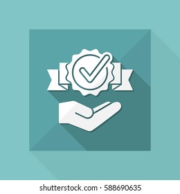 Service offer - Check best option - Minimal icon