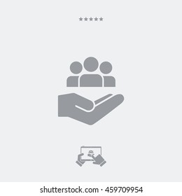 Service Offer - Community Assistance - Minimal Icon