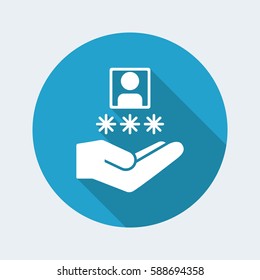 Service offer - Computer protection - Minimal icon