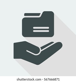 Service offer - Data storage - Minimal icon