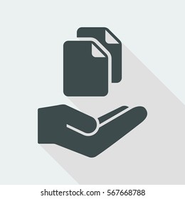 Service offer - Data transfer - Minimal icon