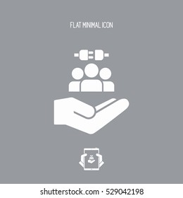 Service offer - Network connection - Minimal icon
