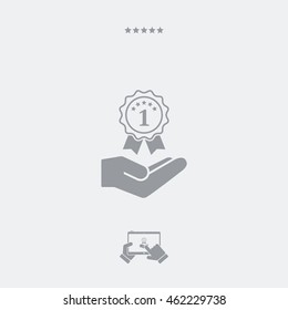 Service offer - Number one - Minimal icon