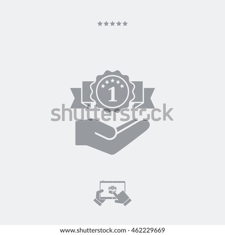 Service offer - Number one - Minimal icon