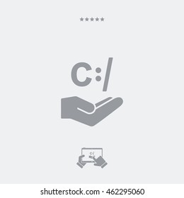 Service offer - Programming - Minimal icon