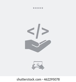 Service offer - Programming - Minimal icon
