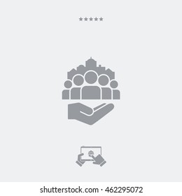 Service offer - Public services for citizens - Minimal icon
