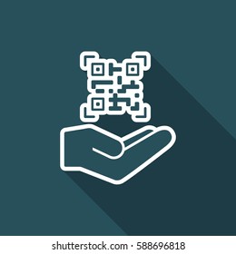 Service offer - Qr code - Minimal icon