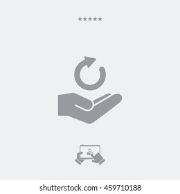 Service offer - Updates concept - Minimal icon