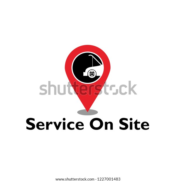 service on site logo\
design inspiration