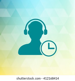 service operator icon vector
