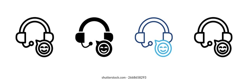 Service Orientation icon set multiple style collection