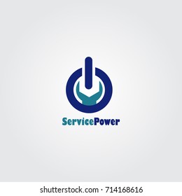Service power logo
