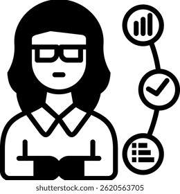 Service Quality Icon Mixed Vector Illustration