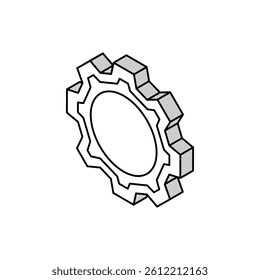 service quality isometric icon vector. service quality sign. isolated symbol illustration