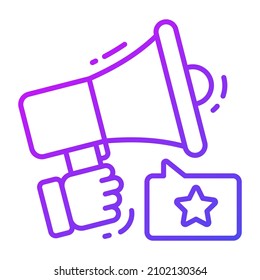 service rating icon, Survey and Feedback, modern vector illustration 
