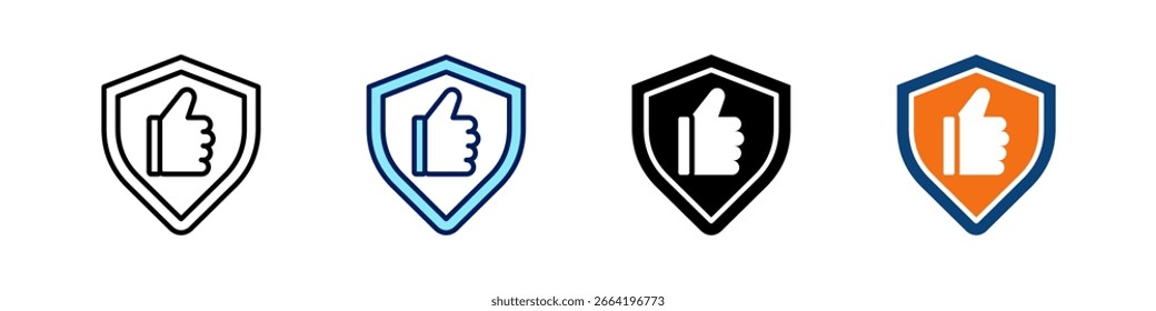 Confiabilidade de serviço All-In-One Ícone Multi Styles Vetor Set