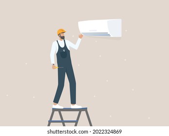 Service and repair of air conditioners